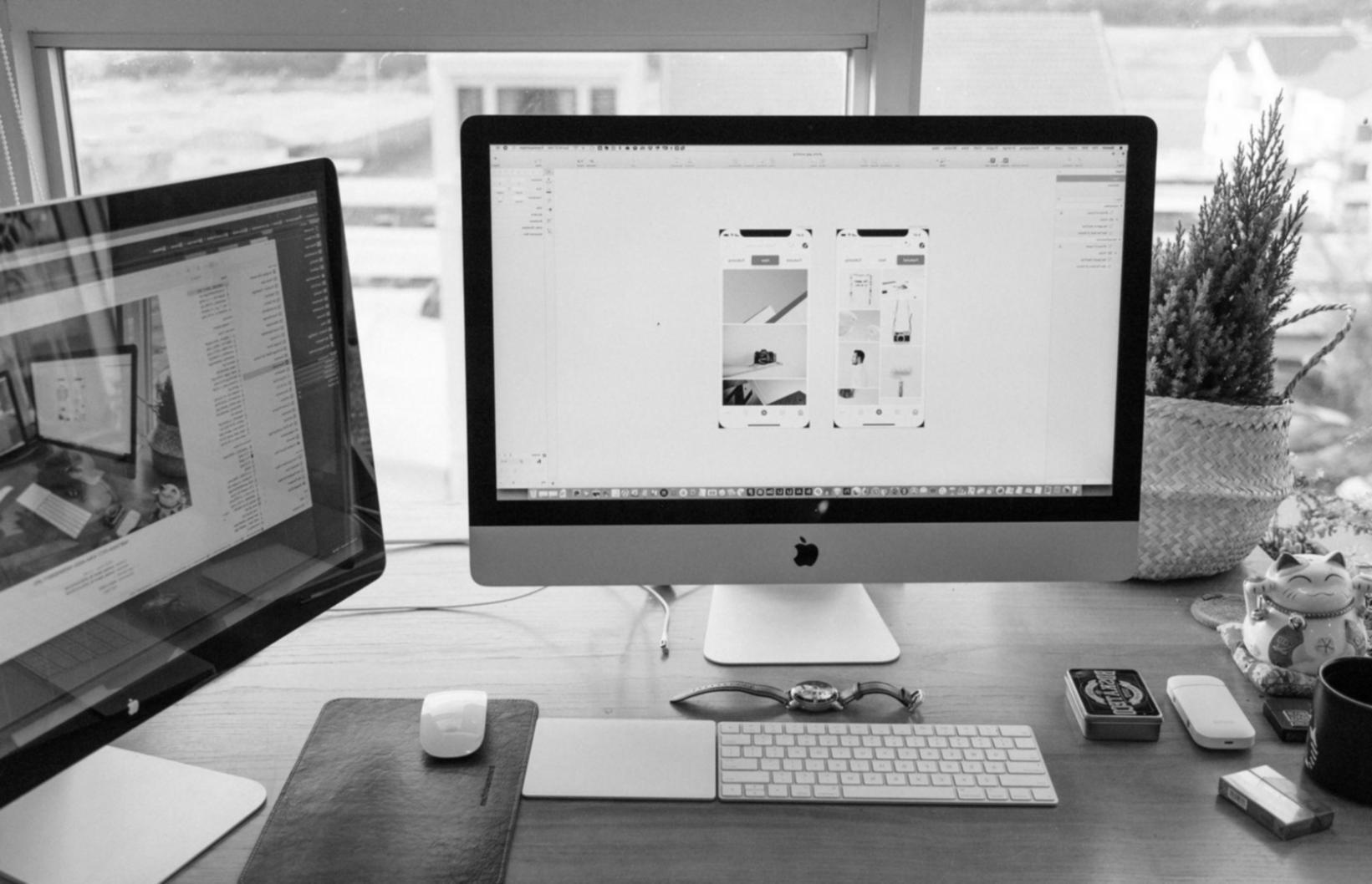 Precision manufacturing workspace with advanced machinery